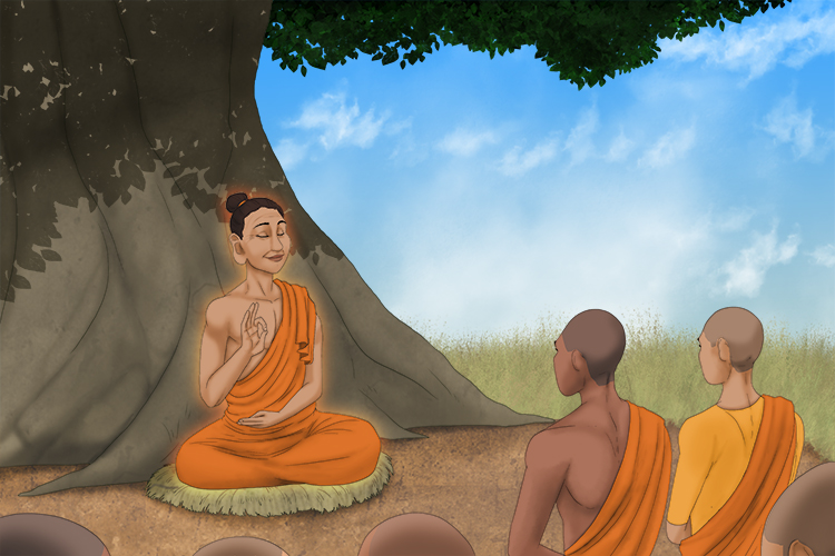 Buddha taught for a further 45 years and built a large following.